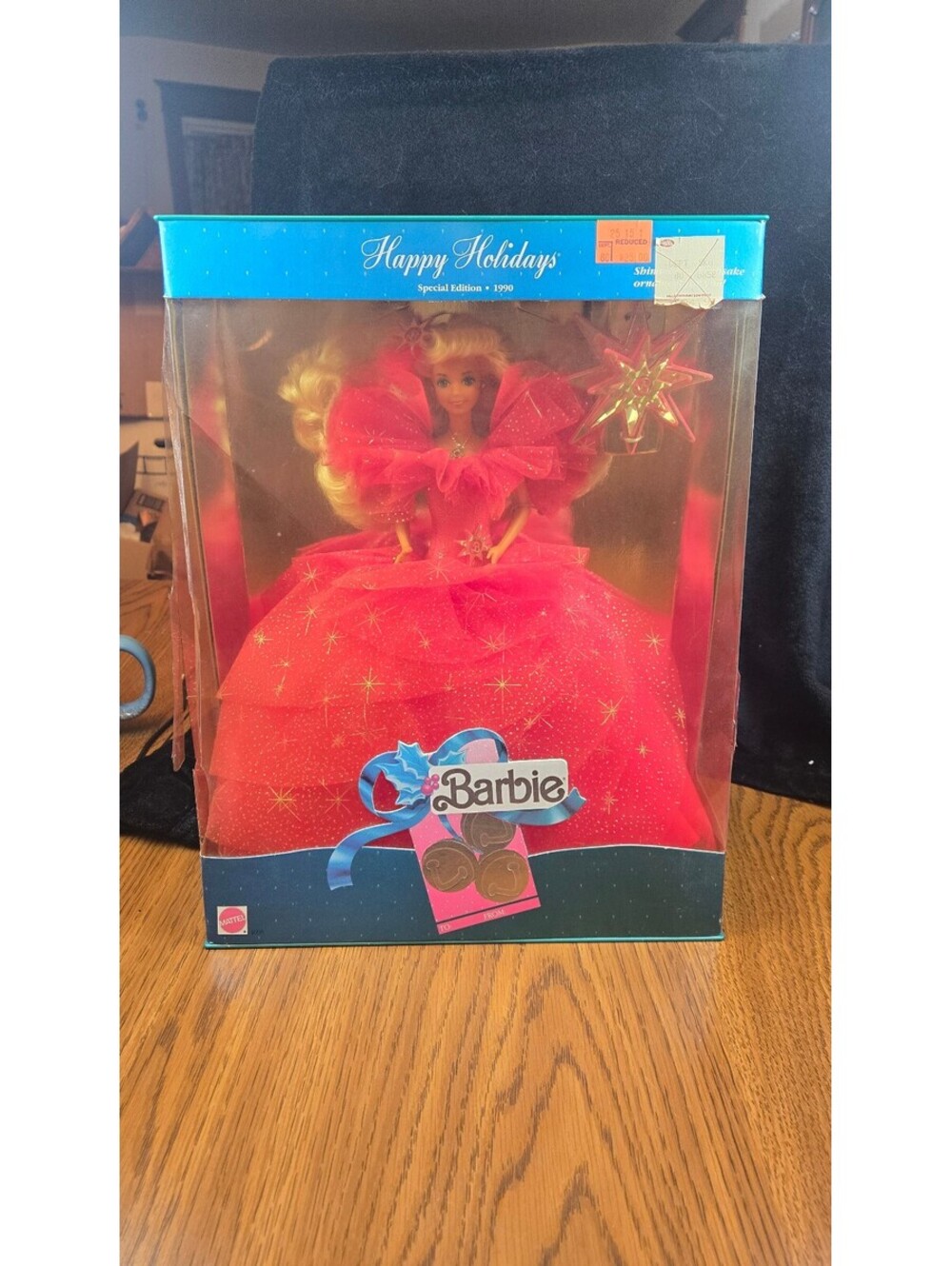 Happy Holidays Barbie Special Edition 1990 Doll in Original Box